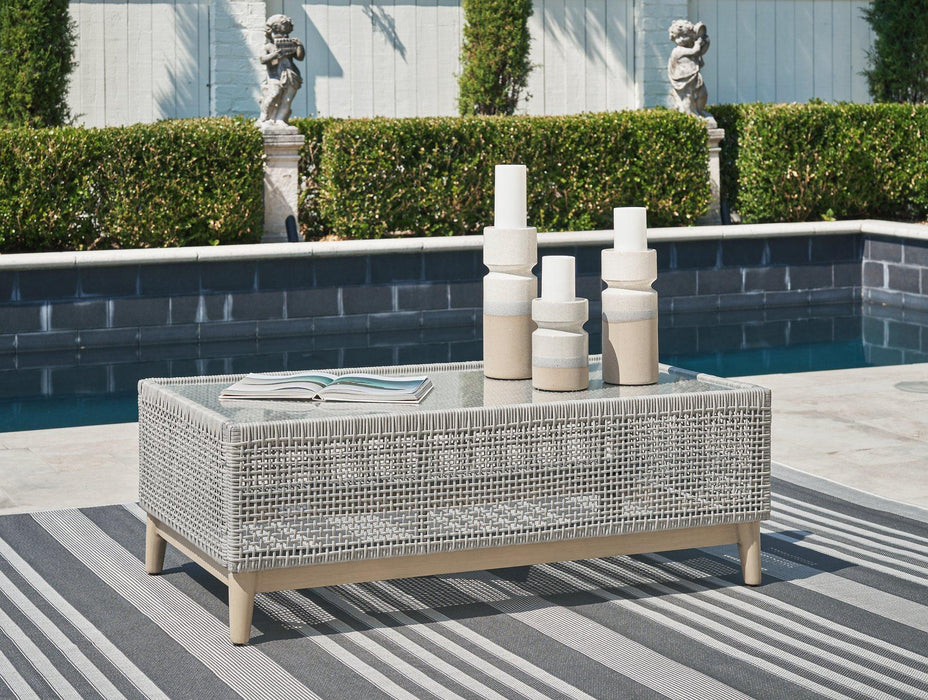 Seton Creek Outdoor Upholstery Set - Holmwood's Furniture & Design Center (Somersworth, NH)