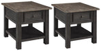 Tyler Creek End Table Set - Holmwood's Furniture & Design Center (Somersworth, NH)