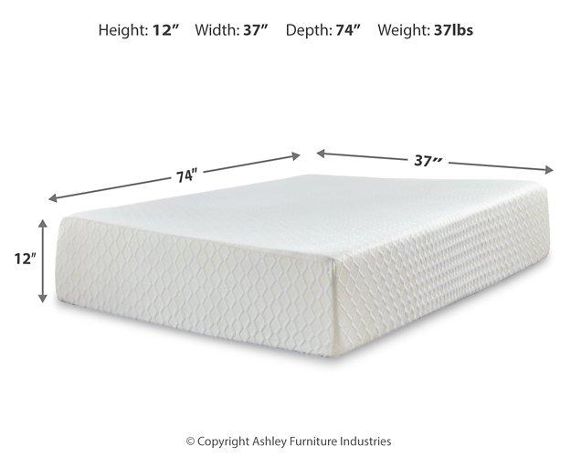 Chime 12 Inch Memory Foam Mattress in a Box - Holmwood's Furniture & Design Center (Somersworth, NH)