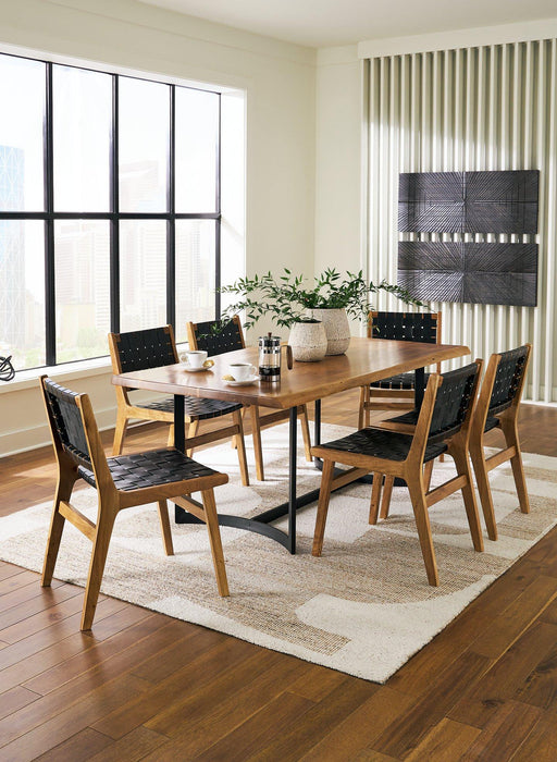Fortmaine Dining Package - Holmwood's Furniture & Design Center (Somersworth, NH)