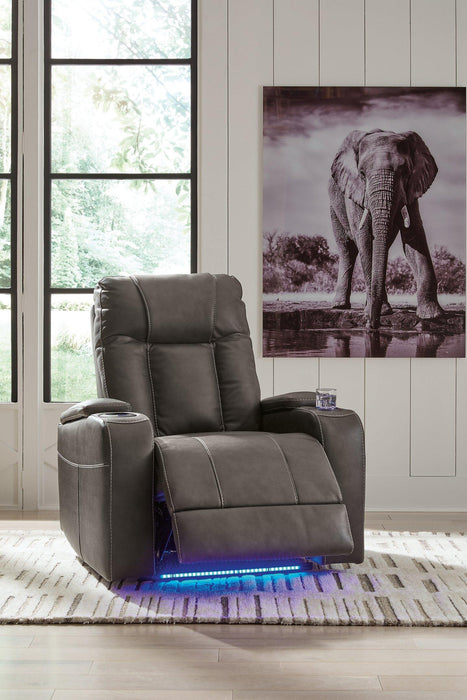 Feazada Power Recliner - Holmwood's Furniture & Design Center (Somersworth, NH)