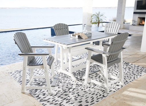 Transville Outdoor Dining Set - Holmwood's Furniture & Design Center (Somersworth, NH)