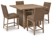 Walton Bridge Outdoor Bar Set - Holmwood's Furniture & Design Center (Somersworth, NH)