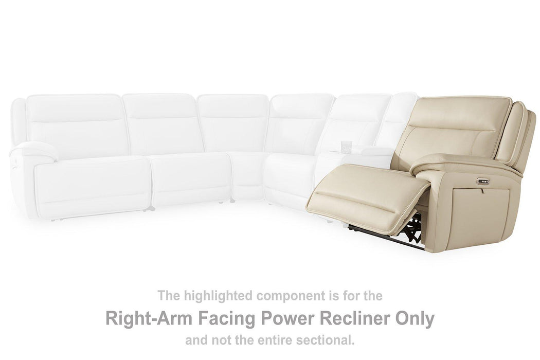 Double Deal Reclining Sectional with Console - Holmwood's Furniture & Design Center (Somersworth, NH)