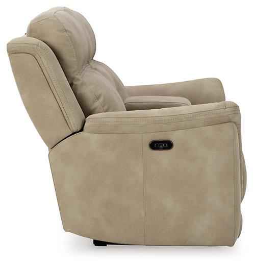 Next-Gen DuraPella Power Reclining Loveseat with Console - Holmwood's Furniture & Design Center (Somersworth, NH)