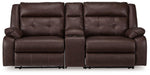 Punch Up Power Reclining Sectional Loveseat with Console - Holmwood's Furniture & Design Center (Somersworth, NH)