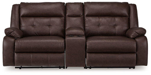 Punch Up Power Reclining Sectional Loveseat with Console - Holmwood's Furniture & Design Center (Somersworth, NH)