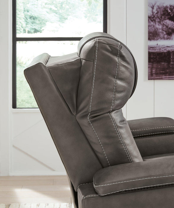 Feazada Power Recliner - Holmwood's Furniture & Design Center (Somersworth, NH)