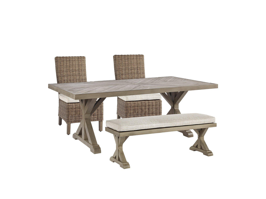 Beachcroft Outdoor Dining Set - Holmwood's Furniture & Design Center (Somersworth, NH)