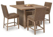 Walton Bridge Outdoor Bar Set - Holmwood's Furniture & Design Center (Somersworth, NH)
