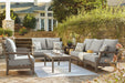 Visola Outdoor Sofa and Loveseat Set - Holmwood's Furniture & Design Center (Somersworth, NH)