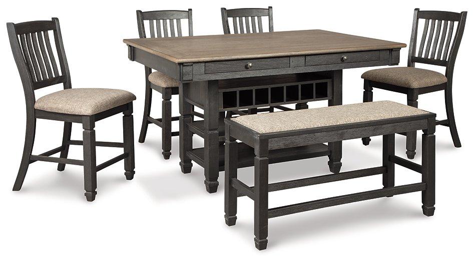 Tyler Creek Counter Height Dining Set - Holmwood's Furniture & Design Center (Somersworth, NH)