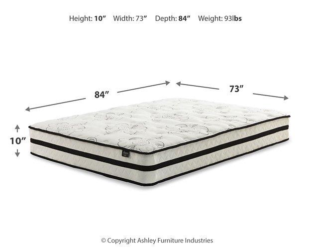 Chime 10 Inch Hybrid Mattress Package - Holmwood's Furniture & Design Center (Somersworth, NH)