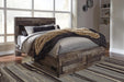 Derekson Bed with 2 Side Storage - Holmwood's Furniture & Design Center (Somersworth, NH)