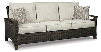 Paradise Trail Outdoor Sofa, Lounge Chairs and Fire Pit Table - Holmwood's Furniture & Design Center (Somersworth, NH)
