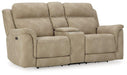 Next-Gen DuraPella Power Reclining Loveseat with Console - Holmwood's Furniture & Design Center (Somersworth, NH)