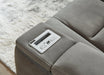 Next-Gen DuraPella Power Reclining Loveseat with Console - Holmwood's Furniture & Design Center (Somersworth, NH)