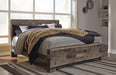 Derekson Bed with 2 Side Storage - Holmwood's Furniture & Design Center (Somersworth, NH)