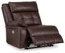Punch Up Power Reclining Sectional Loveseat with Console - Holmwood's Furniture & Design Center (Somersworth, NH)