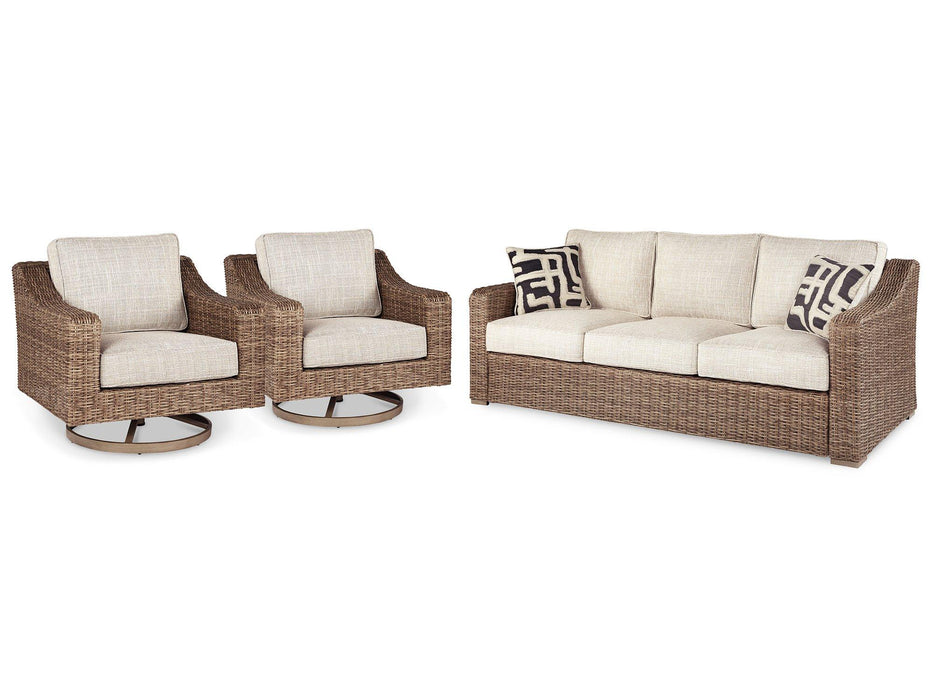 Beachcroft Outdoor Seating Set - Holmwood's Furniture & Design Center (Somersworth, NH)
