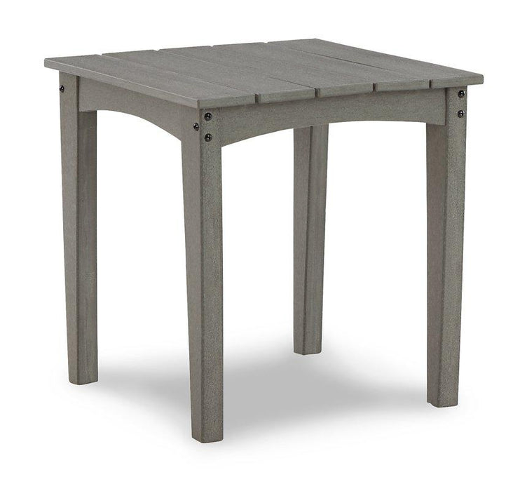 Visola Outdoor Adirondack Chair Set with End Table - Holmwood's Furniture & Design Center (Somersworth, NH)