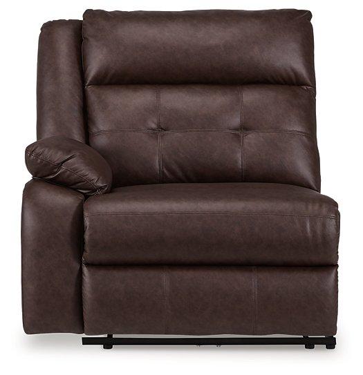 Punch Up Power Reclining Sectional Loveseat with Console - Holmwood's Furniture & Design Center (Somersworth, NH)