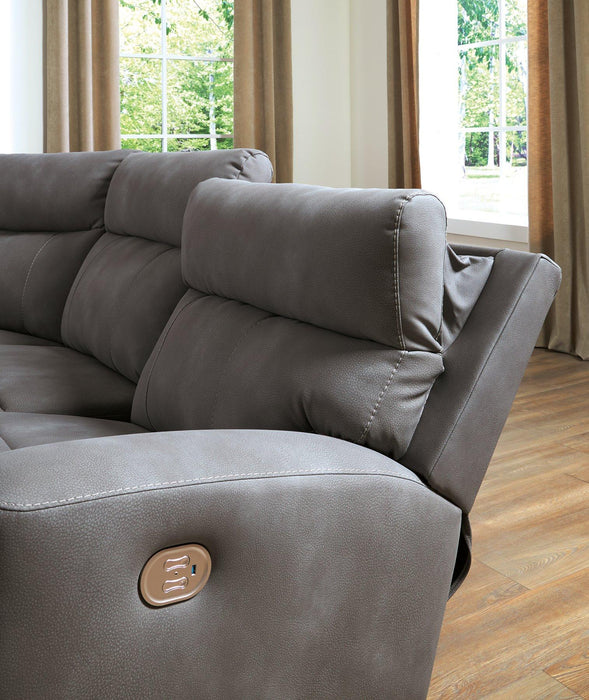 Next-Gen DuraPella Power Reclining Sectional - Holmwood's Furniture & Design Center (Somersworth, NH)
