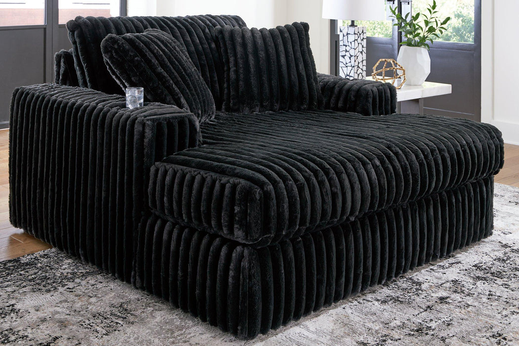 Midnight-Madness Oversized Chaise - Holmwood's Furniture & Design Center (Somersworth, NH)