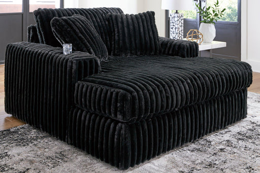 Midnight-Madness Oversized Chaise - Holmwood's Furniture & Design Center (Somersworth, NH)