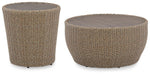 Danson Outdoor Occasional Table Set - Holmwood's Furniture & Design Center (Somersworth, NH)