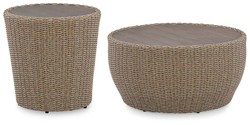 Danson Outdoor Occasional Table Set - Holmwood's Furniture & Design Center (Somersworth, NH)