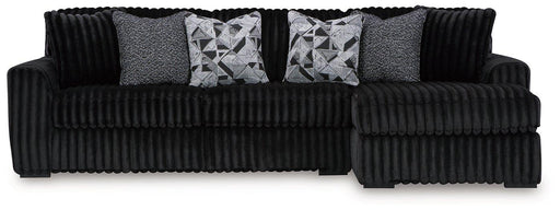 Midnight-Madness Sectional Sofa with Chaise - Holmwood's Furniture & Design Center (Somersworth, NH)