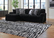 Midnight-Madness Sectional Sofa with Chaise - Holmwood's Furniture & Design Center (Somersworth, NH)