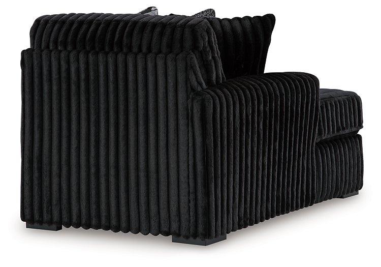Midnight-Madness Sectional Sofa with Chaise - Holmwood's Furniture & Design Center (Somersworth, NH)