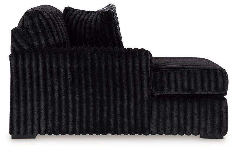 Midnight-Madness Sectional Sofa with Chaise - Holmwood's Furniture & Design Center (Somersworth, NH)