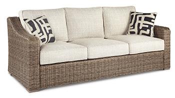 Beachcroft Beachcroft Nuvella Sofa with Coffee and End Table - Holmwood's Furniture & Design Center (Somersworth, NH)