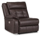 Punch Up Power Reclining Sectional Loveseat with Console - Holmwood's Furniture & Design Center (Somersworth, NH)
