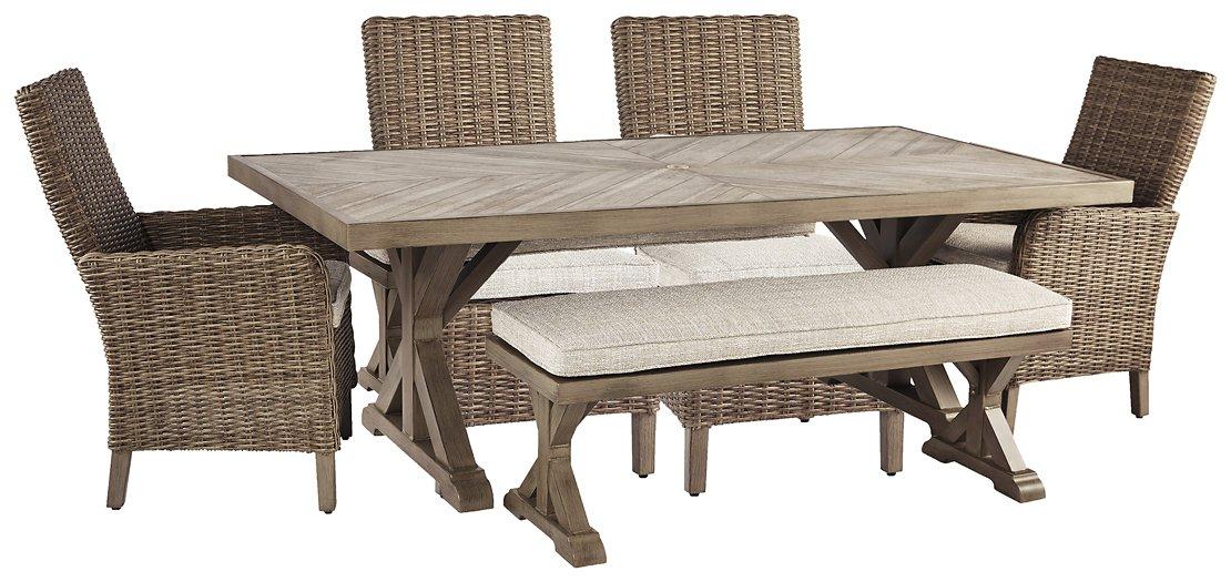 Beachcroft Outdoor Dining Set - Holmwood's Furniture & Design Center (Somersworth, NH)