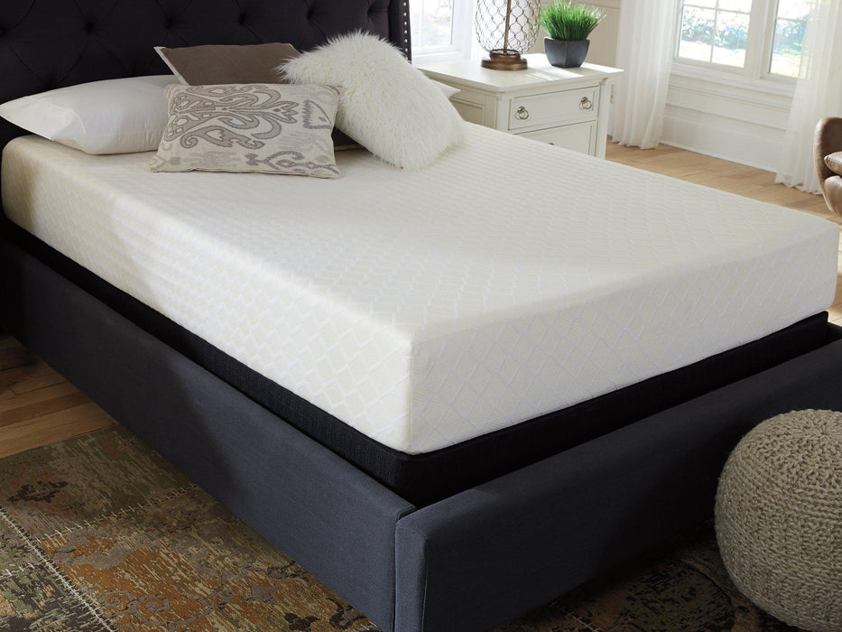 10 Inch Chime Memory Foam Mattress Set - Holmwood's Furniture & Design Center (Somersworth, NH)