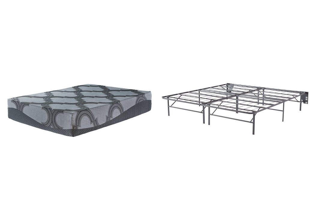 12 Inch Ashley Hybrid Mattress Set - Holmwood's Furniture & Design Center (Somersworth, NH)