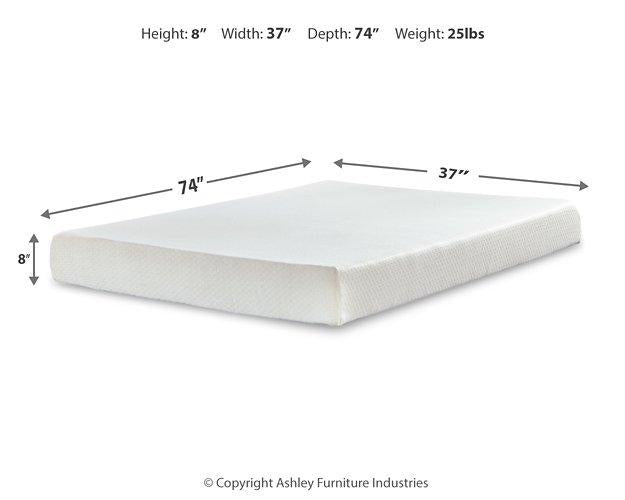 Chime 8 Inch Memory Foam Mattress in a Box - Holmwood's Furniture & Design Center (Somersworth, NH)