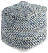 Chevron Pouf - Holmwood's Furniture & Design Center (Somersworth, NH)
