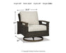 Paradise Trail Paradise Trail Fire Pit Table with 4 Nuvella Swivel Lounge Chairs - Holmwood's Furniture & Design Center (Somersworth, NH)
