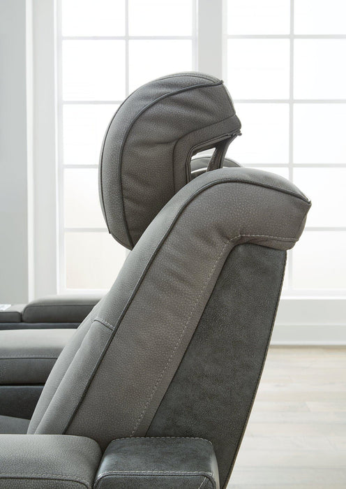 Next-Gen DuraPella Power Reclining Loveseat with Console - Holmwood's Furniture & Design Center (Somersworth, NH)