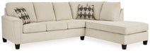 Abinger 2-Piece Sectional with Chaise - Holmwood's Furniture & Design Center (Somersworth, NH)