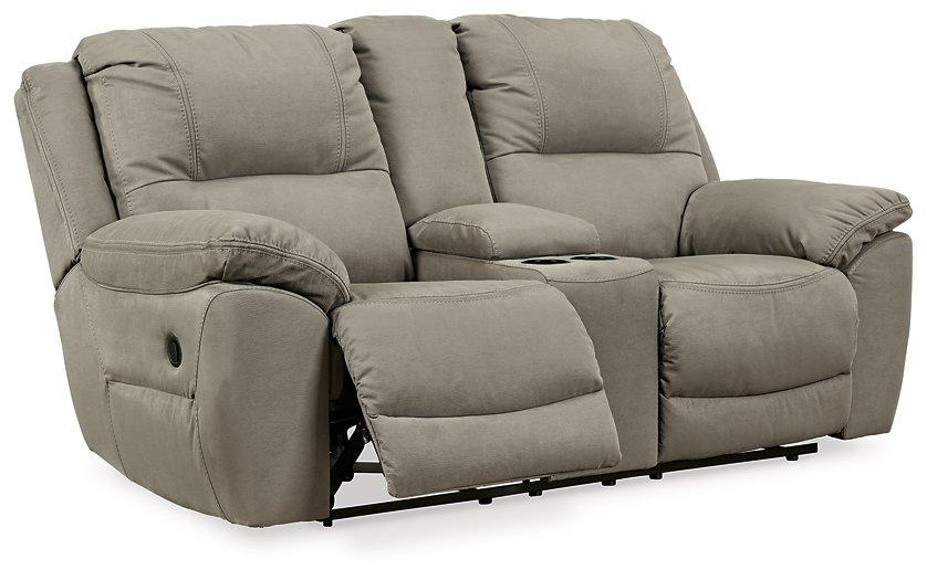 Next-Gen Gaucho Reclining Loveseat with Console - Holmwood's Furniture & Design Center (Somersworth, NH)