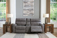 Next-Gen DuraPella Power Reclining Sectional Loveseat with Console - Holmwood's Furniture & Design Center (Somersworth, NH)