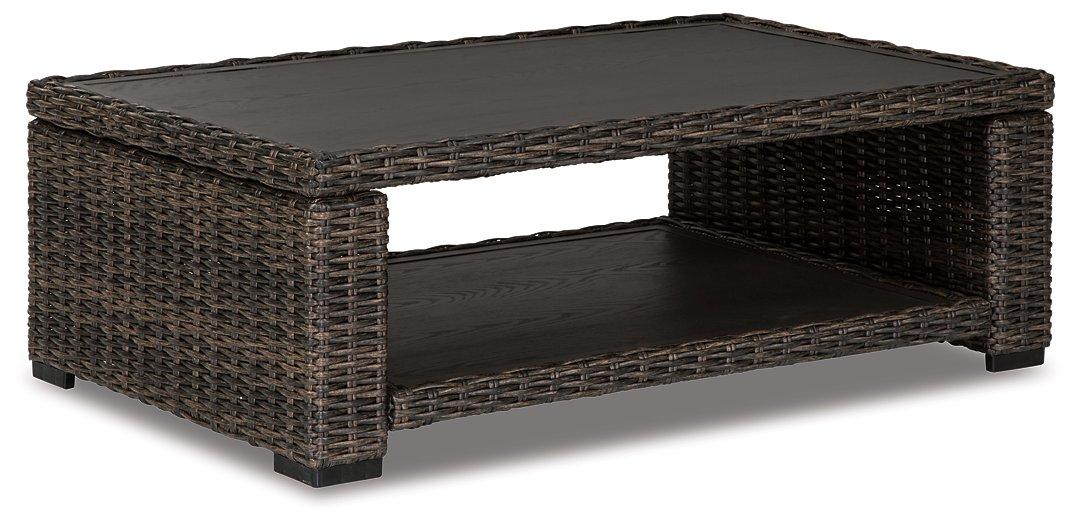 Grasson Lane Outdoor Occasional Table Set - Holmwood's Furniture & Design Center (Somersworth, NH)