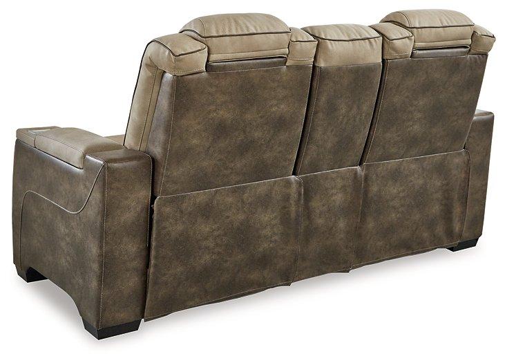 Next-Gen DuraPella Power Reclining Loveseat with Console - Holmwood's Furniture & Design Center (Somersworth, NH)