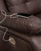 Punch Up Power Reclining Sectional Loveseat with Console - Holmwood's Furniture & Design Center (Somersworth, NH)